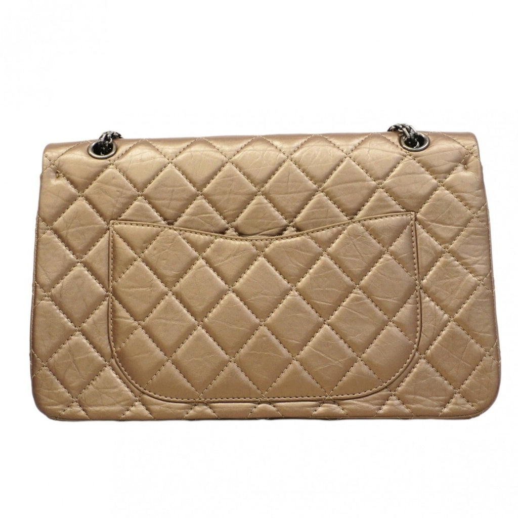 Chanel Bronze Leather Shoulder Bag