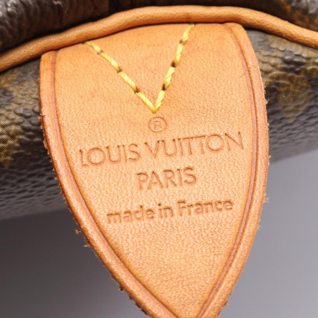 Louis Vuitton Brown Coated Canvas Leather Handbag