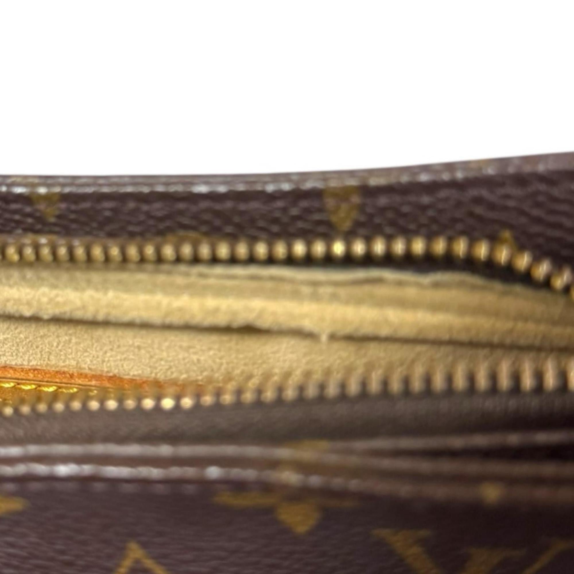 Louis Vuitton Brown Monogram Canvas Shoulder Bag