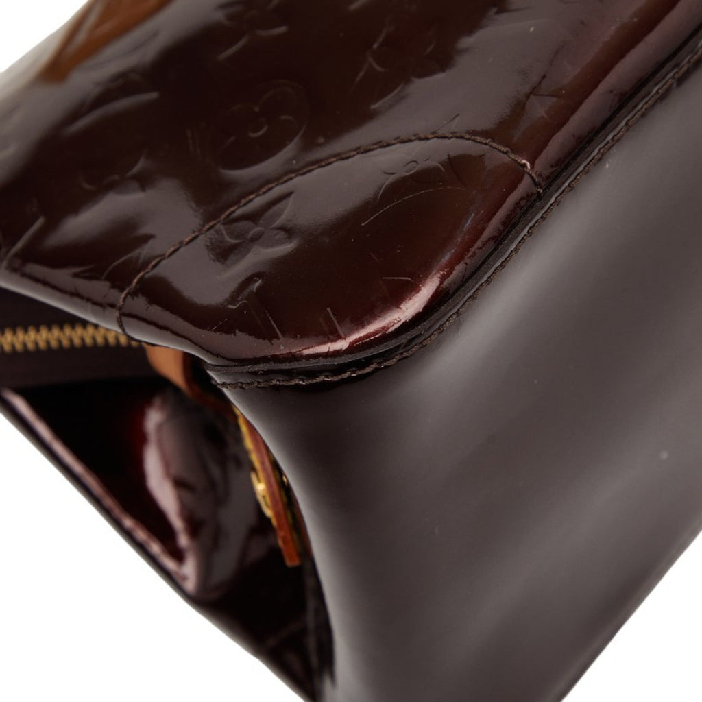 Louis Vuitton Amarante Purple Patent Leather Handbag Shoulder Bag