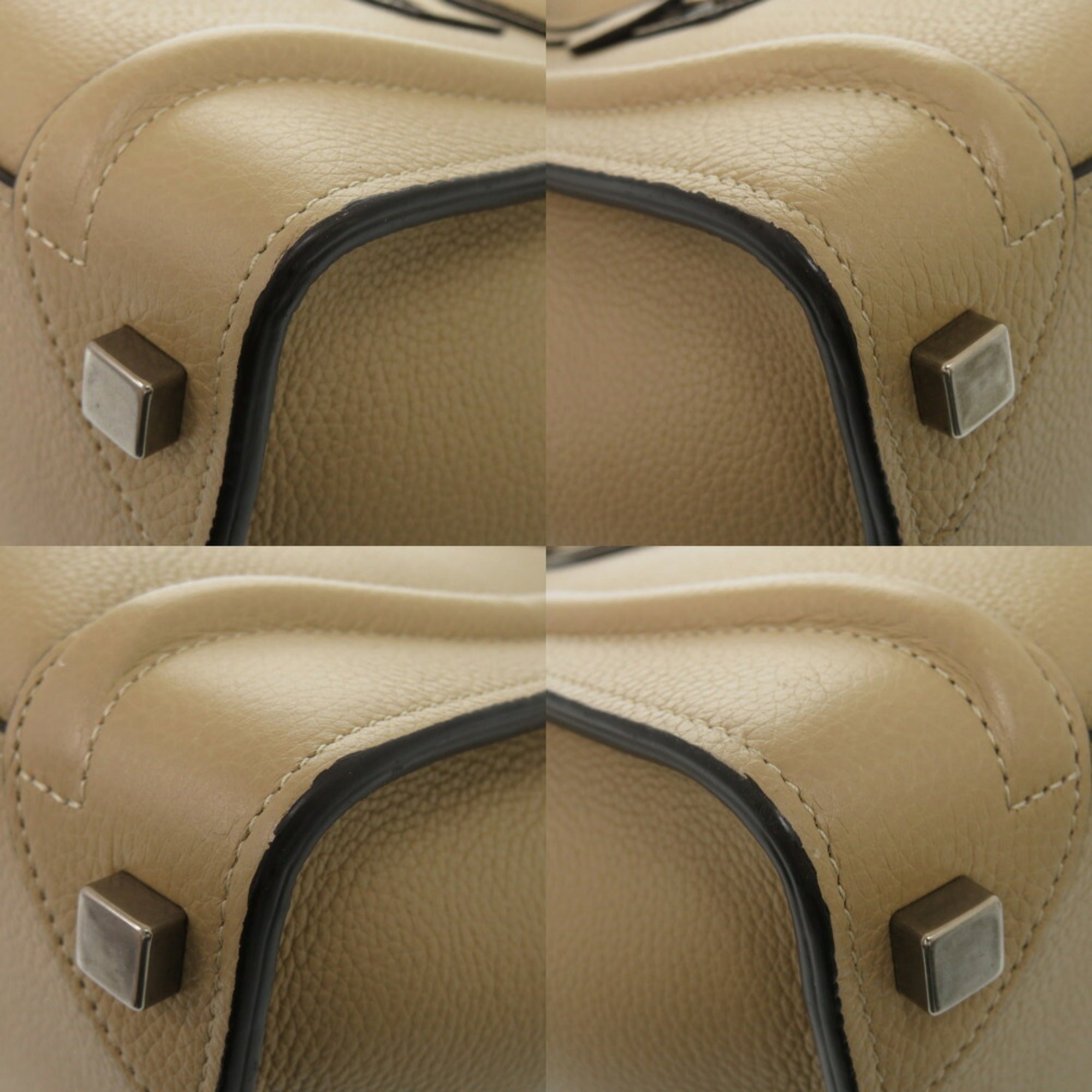 Celine Beige Leather Handbag