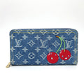 Louis Vuitton Monogram Denim Blue Monogram Denim Long Wallet