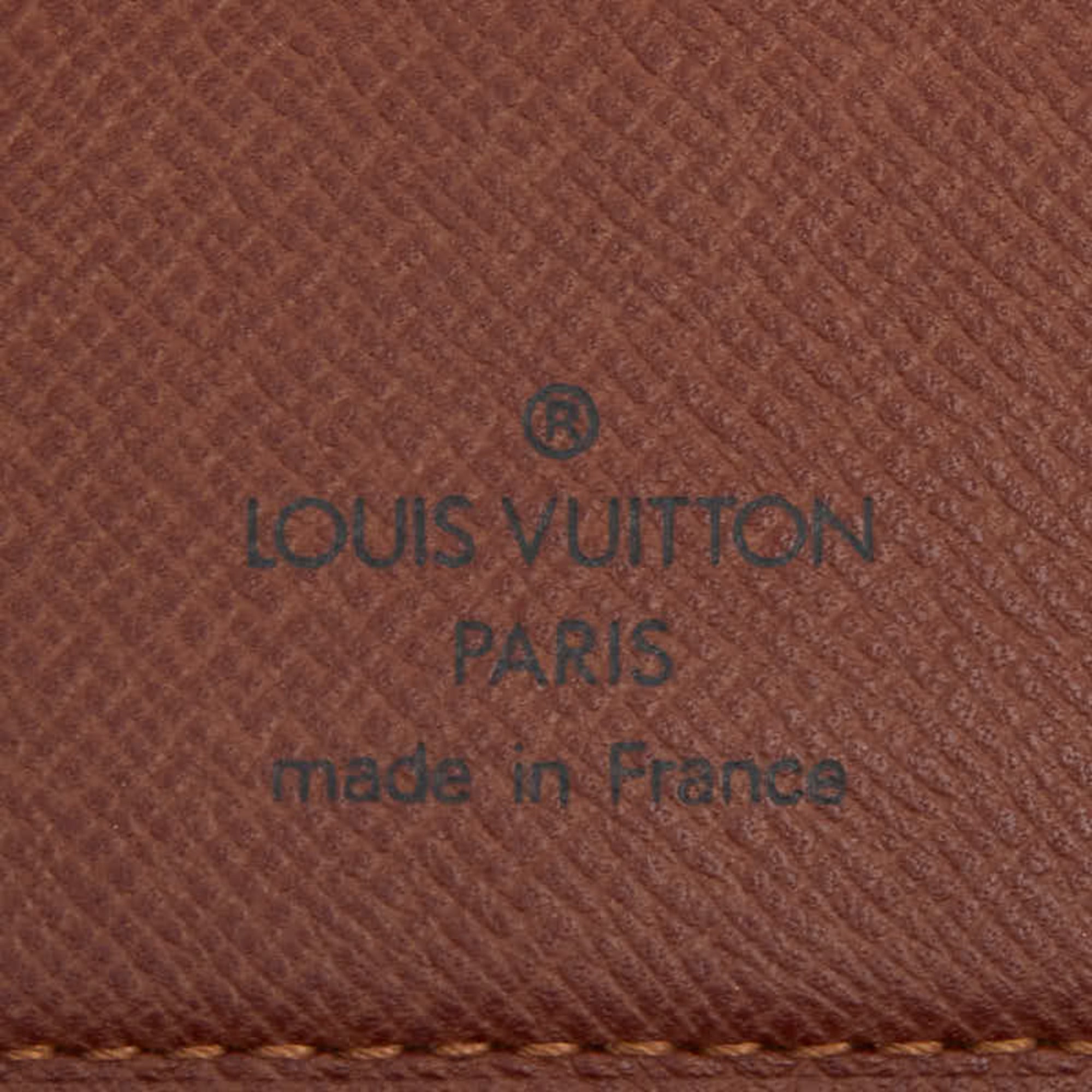 Louis Vuitton Brown Pvc Leather Wallet