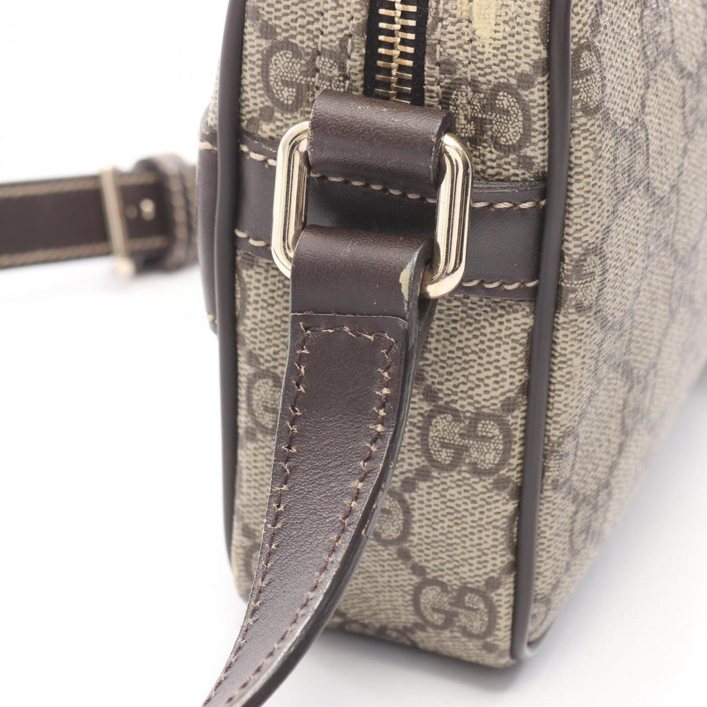Gucci Beige Brown Pvc Leather Handbag Shoulder Bag (Pre-Owned)