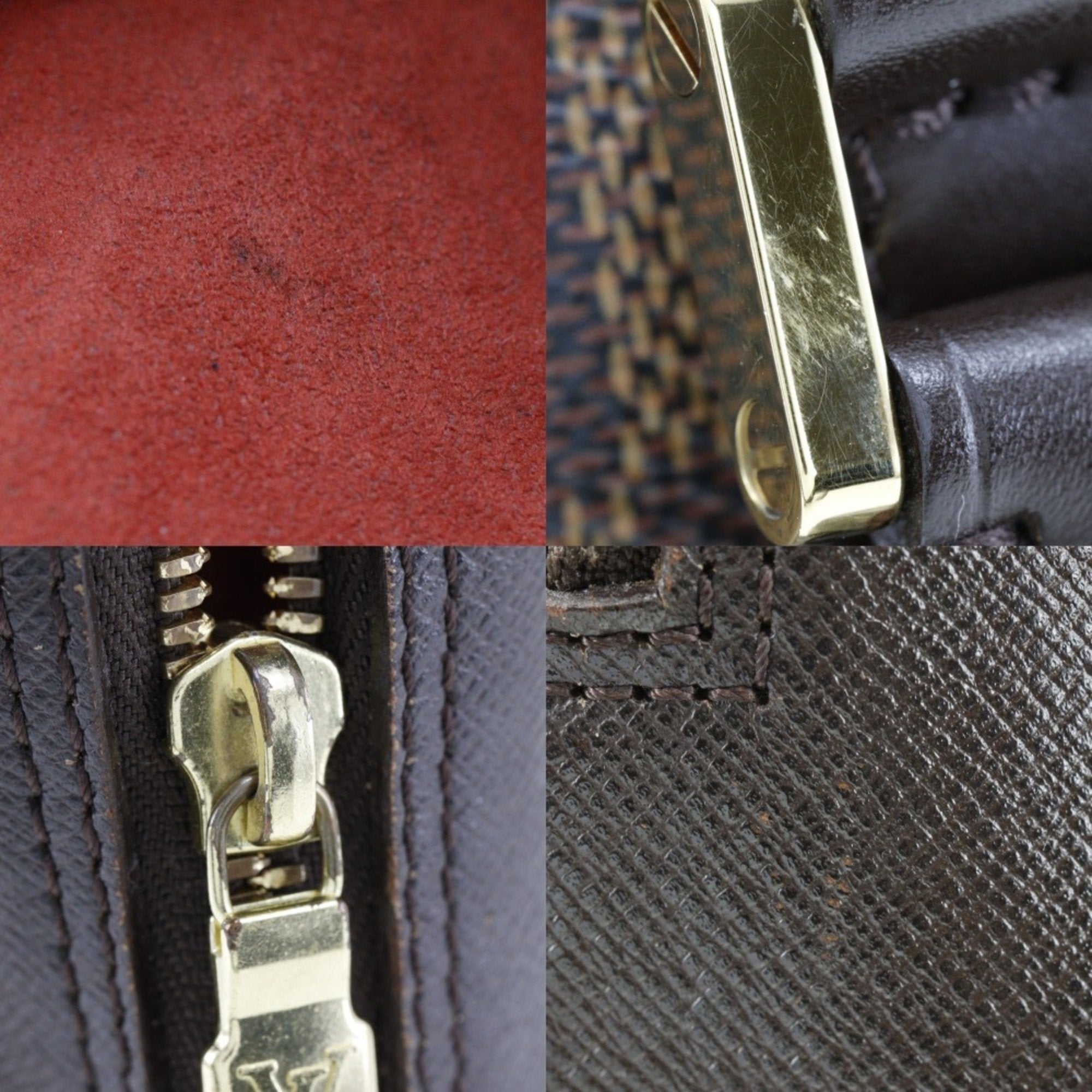 Louis Vuitton Brown Damier Canvas Handbag