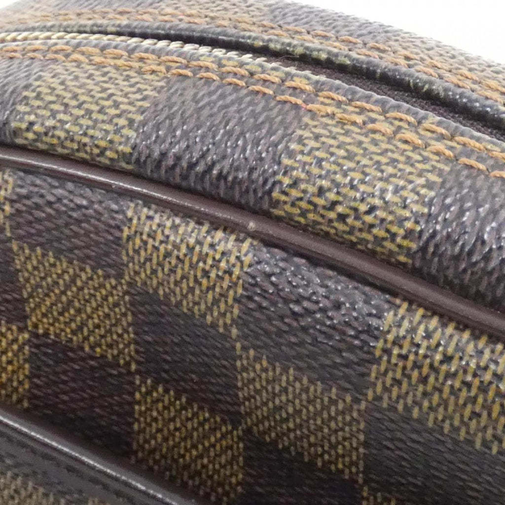 Louis Vuitton Brown Coated Canvas Pochette Shoulder Bag