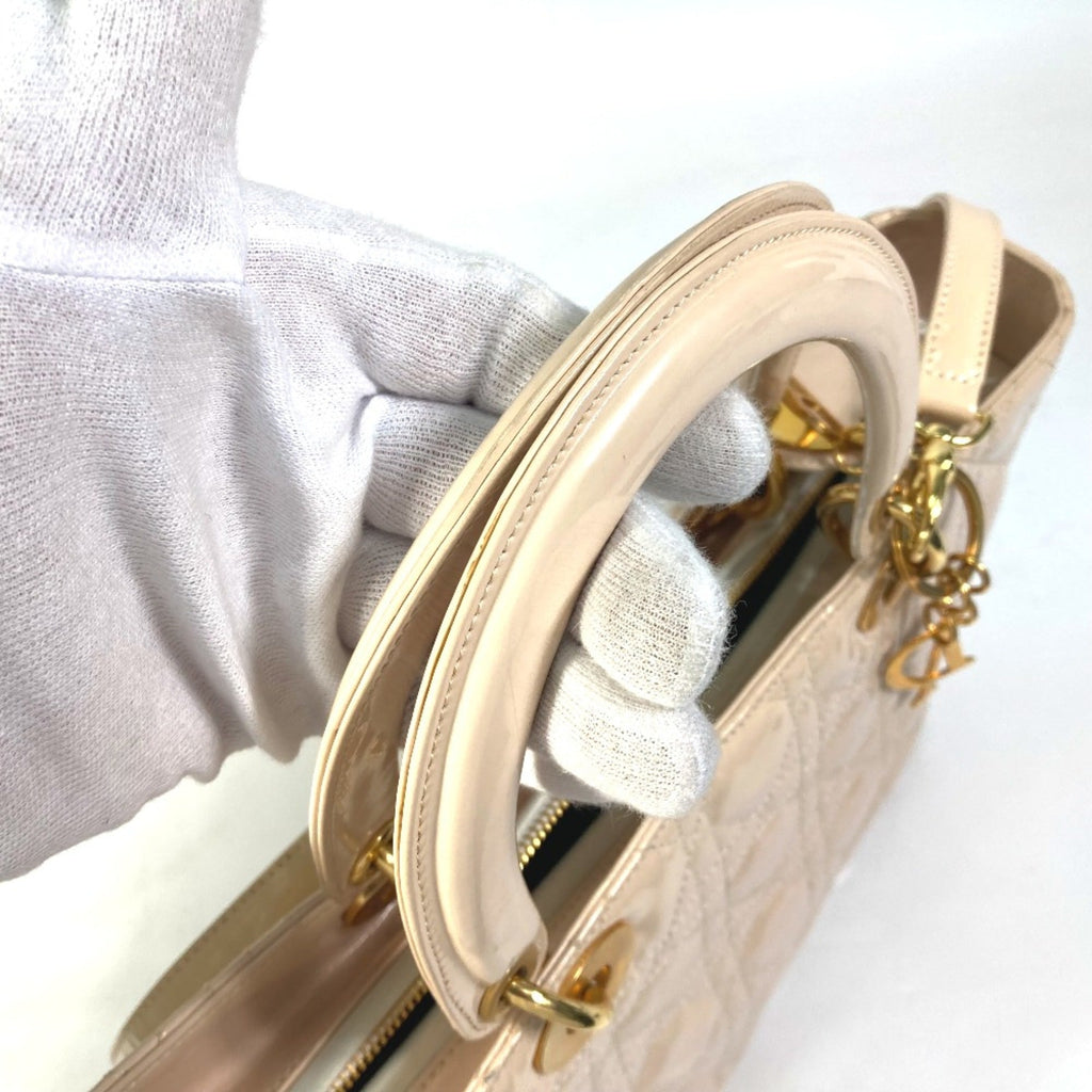 Christian Dior Beige Leather Handbag (Pre-Owned)