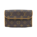 Louis Vuitton Monogram Marron Coated Canvas Fanny Pack Pochette
