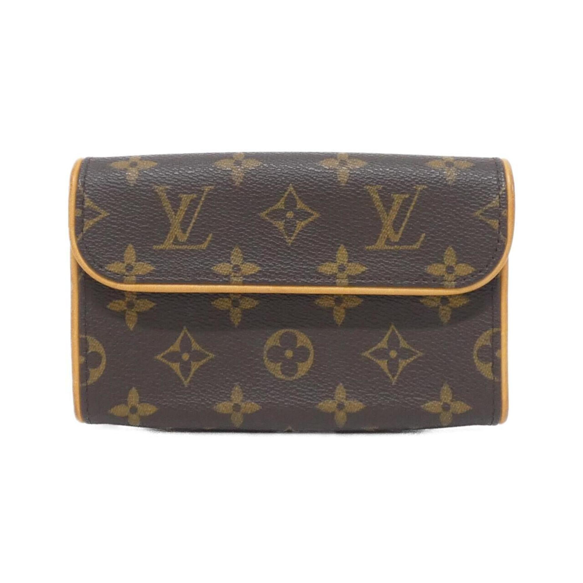 Louis Vuitton Monogram Marron Coated Canvas Fanny Pack Pochette