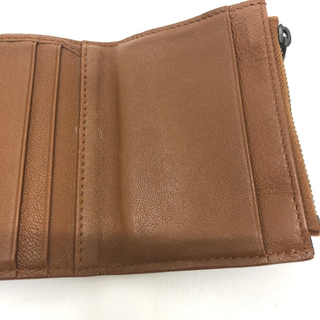 Bottega Veneta Intrecciato Brown Leather Wallet (Tri-Fold)