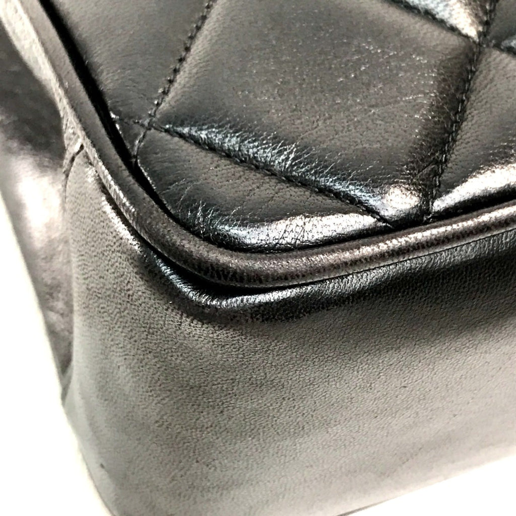 Chanel Black Leather Tote Bag