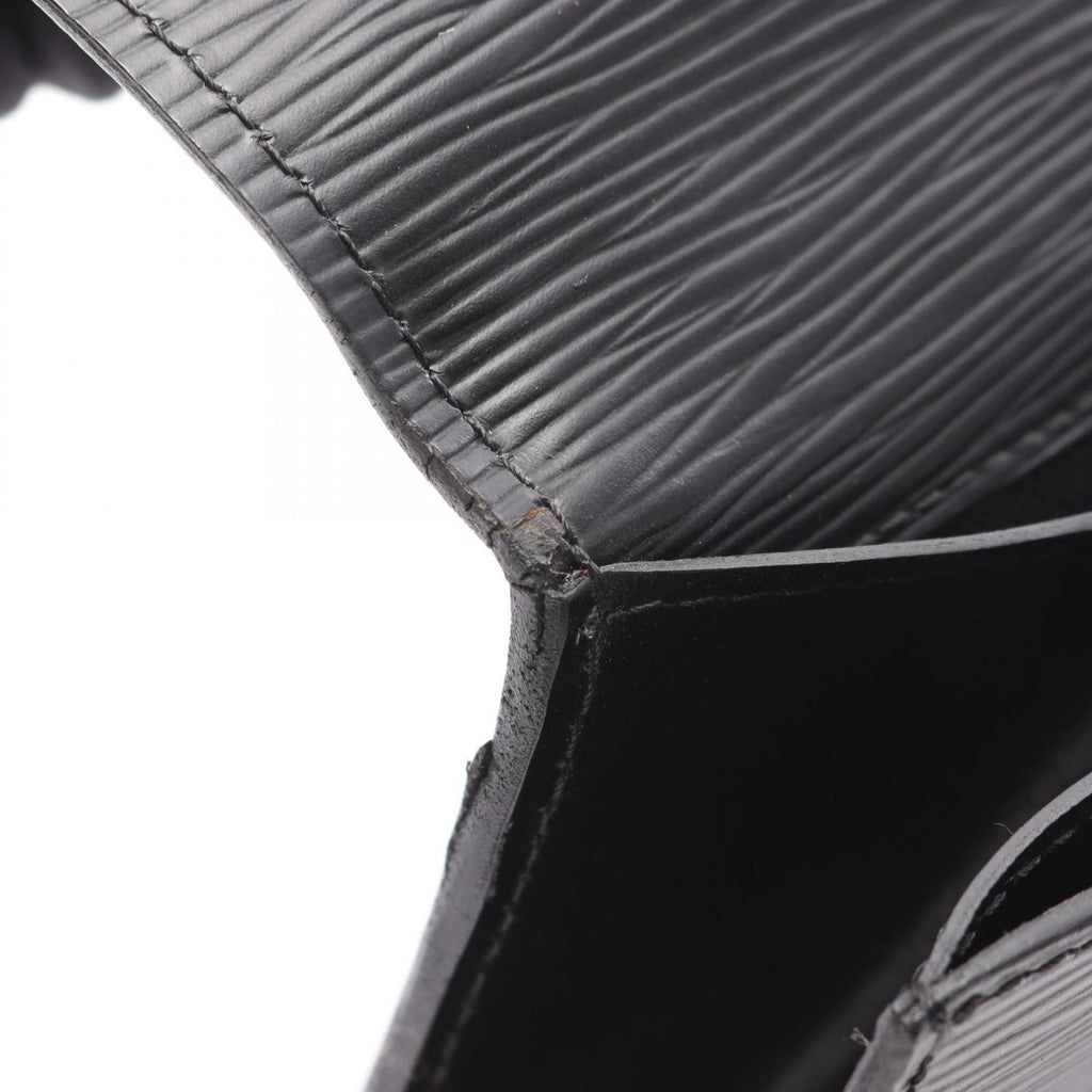 Louis Vuitton Black Noir Epi Leather Clutch Bag