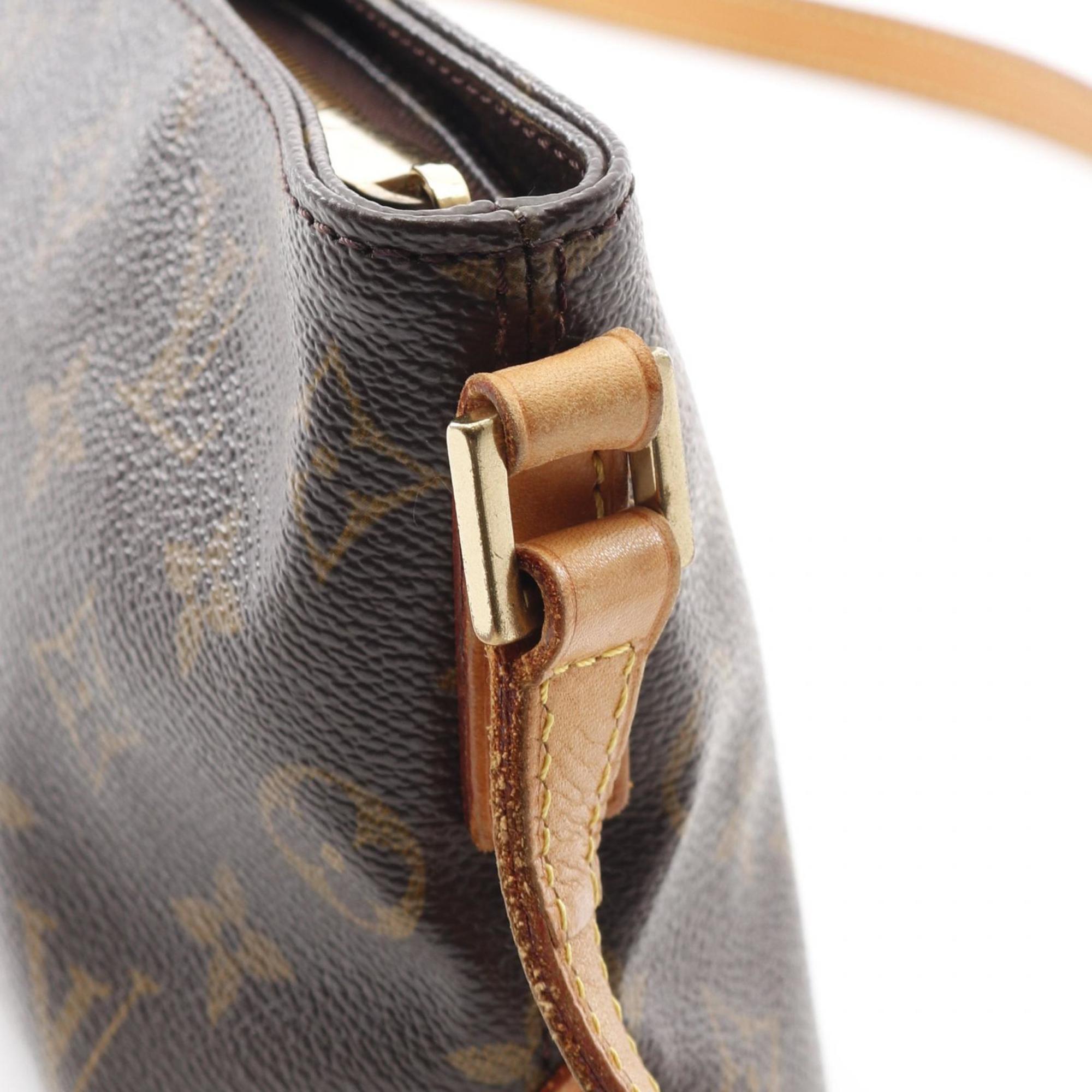 Louis Vuitton Brown Coated Canvas Pvc Leather Shoulder Bag
