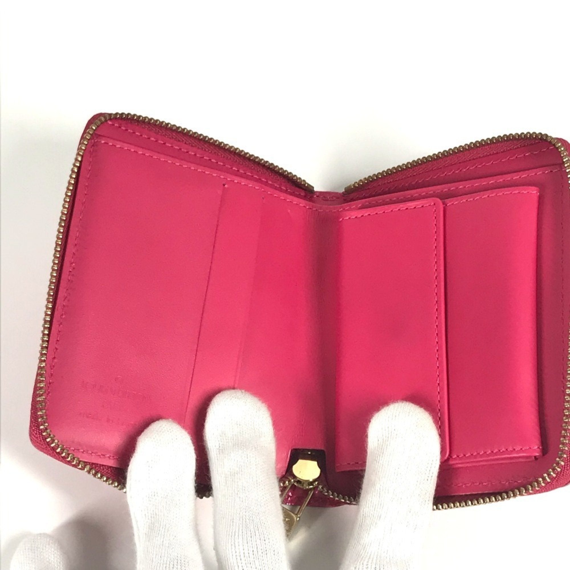Louis Vuitton Monogram Vernis Fuchsia Pink Pink Monogram Vernis Wallet