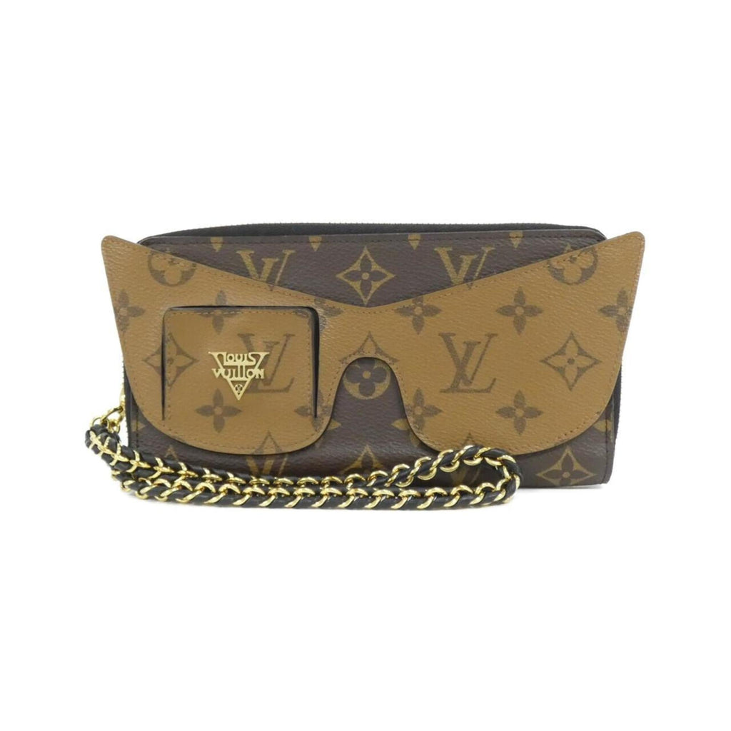 Louis Vuitton Marron Coated Canvas Long Wallet