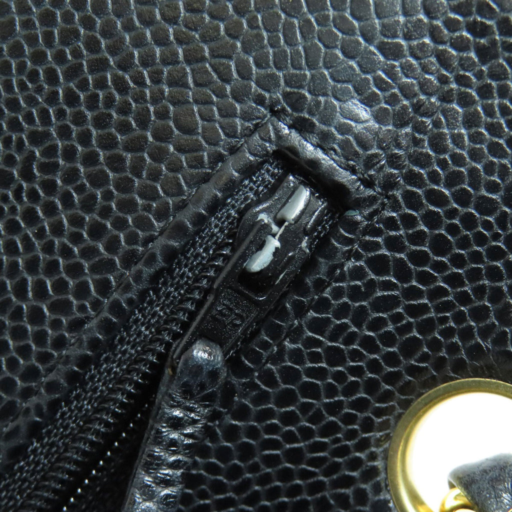 Chanel Black Leather Shoulder Bag