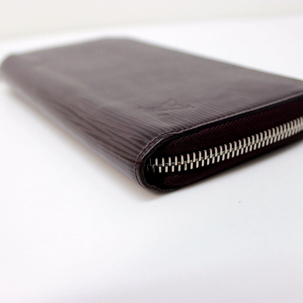 Louis Vuitton Purple Leather Long Wallet