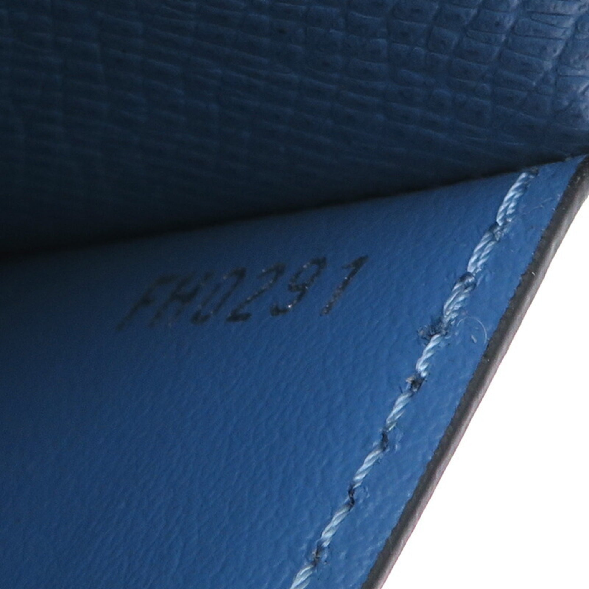 Louis Vuitton Blue Taigarama Card Wallet