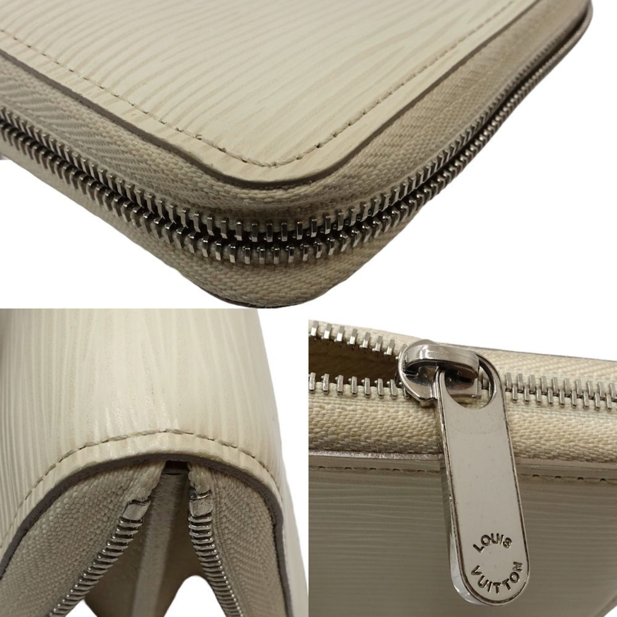 Louis Vuitton Lv Off White Epi Leather Coin Purse/Coin Case