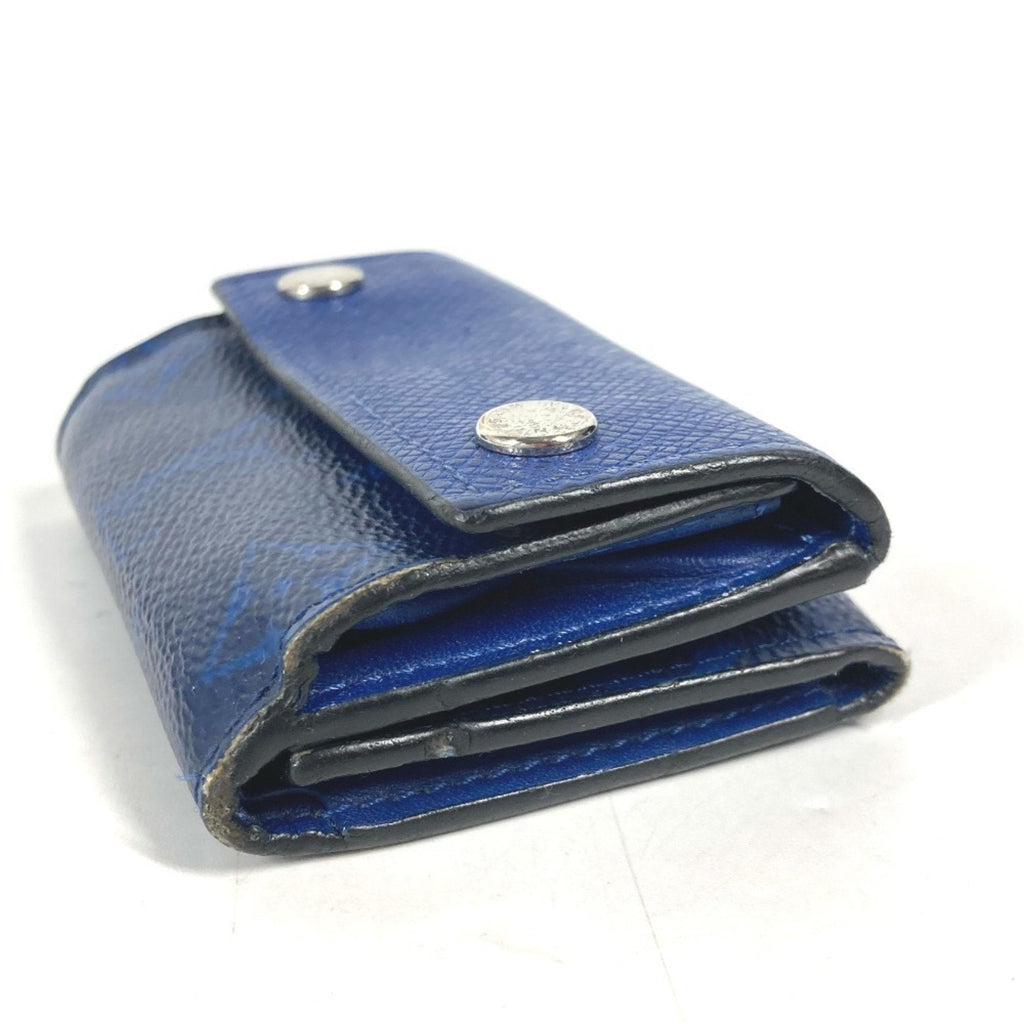 Louis Vuitton Blue Taigarama Monogram Wallet (Tri-Fold)
