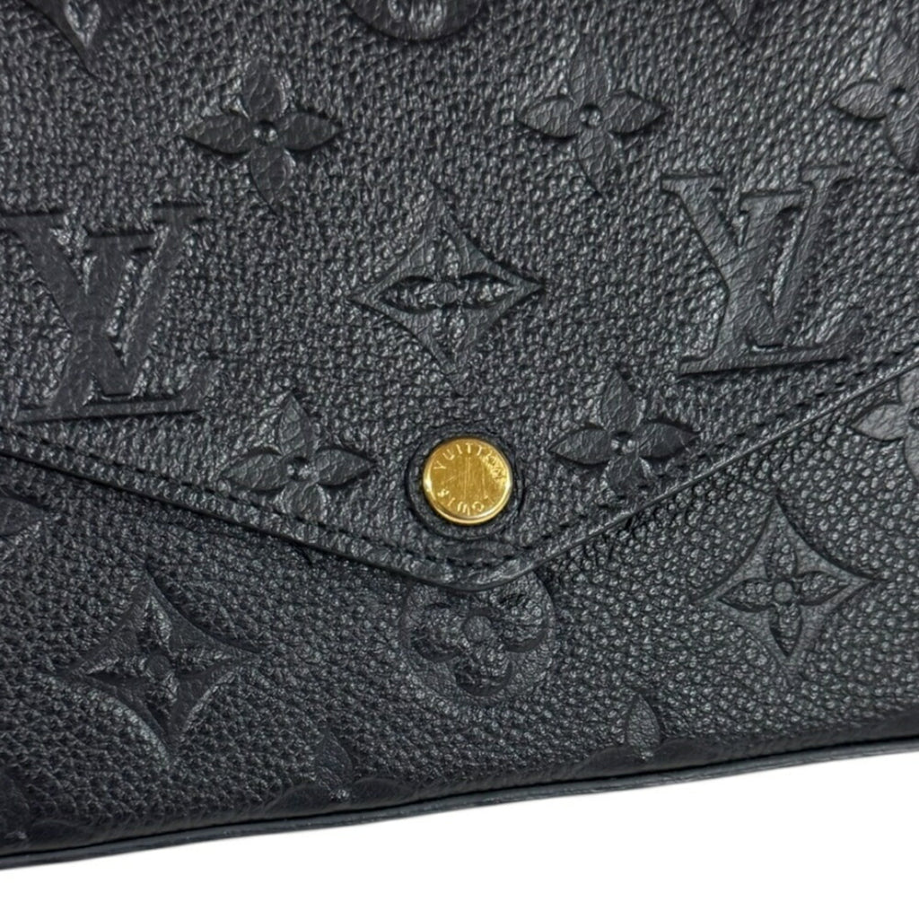 Louis Vuitton Black Monogram Empreinte Shoulder Bag
