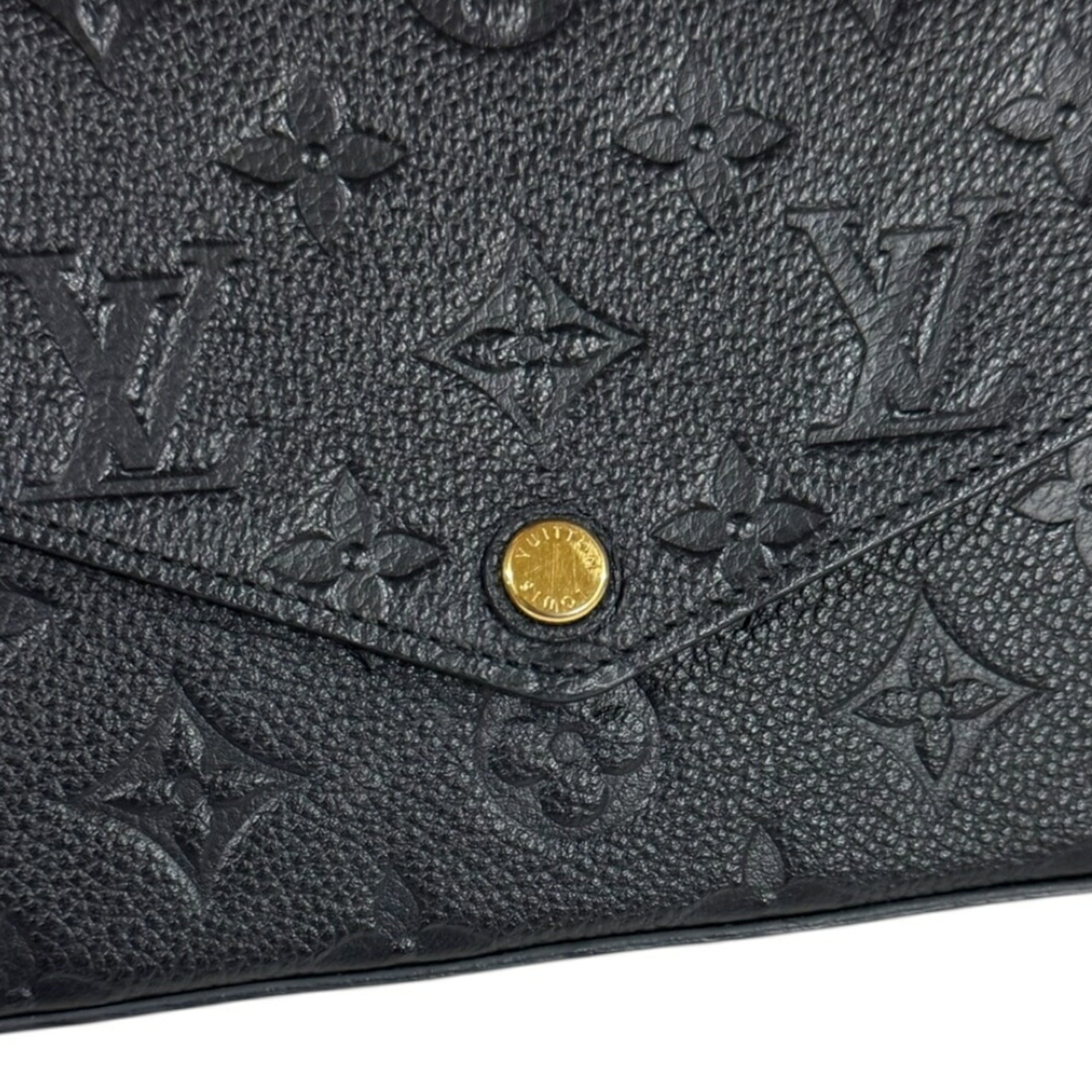 Louis Vuitton Black Monogram Empreinte Shoulder Bag