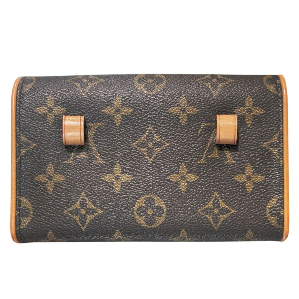 Louis Vuitton Brown Monogram Canvas Pochette Pouch Shoulder Bag