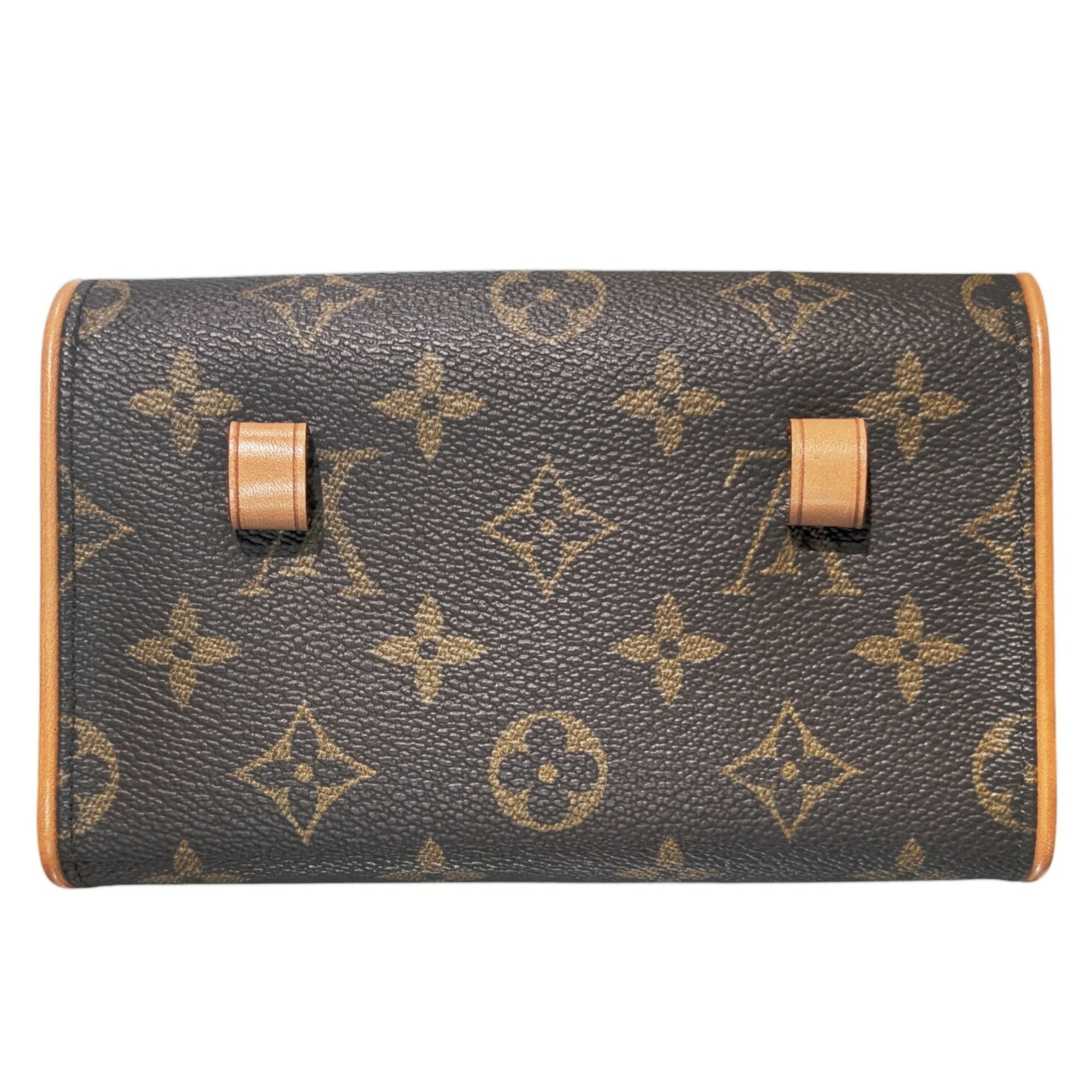 Louis Vuitton Brown Monogram Canvas Pochette Pouch Shoulder Bag
