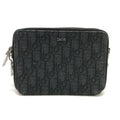 Christian Dior Navy Cloth Shoulder Bag (Pre-Owned)