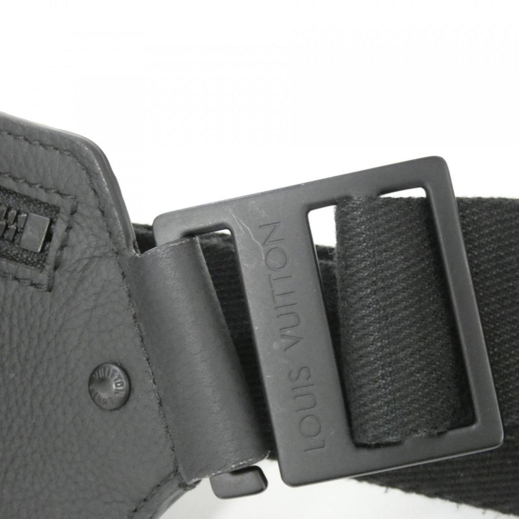 Louis Vuitton Black Leather Shoulder Bag