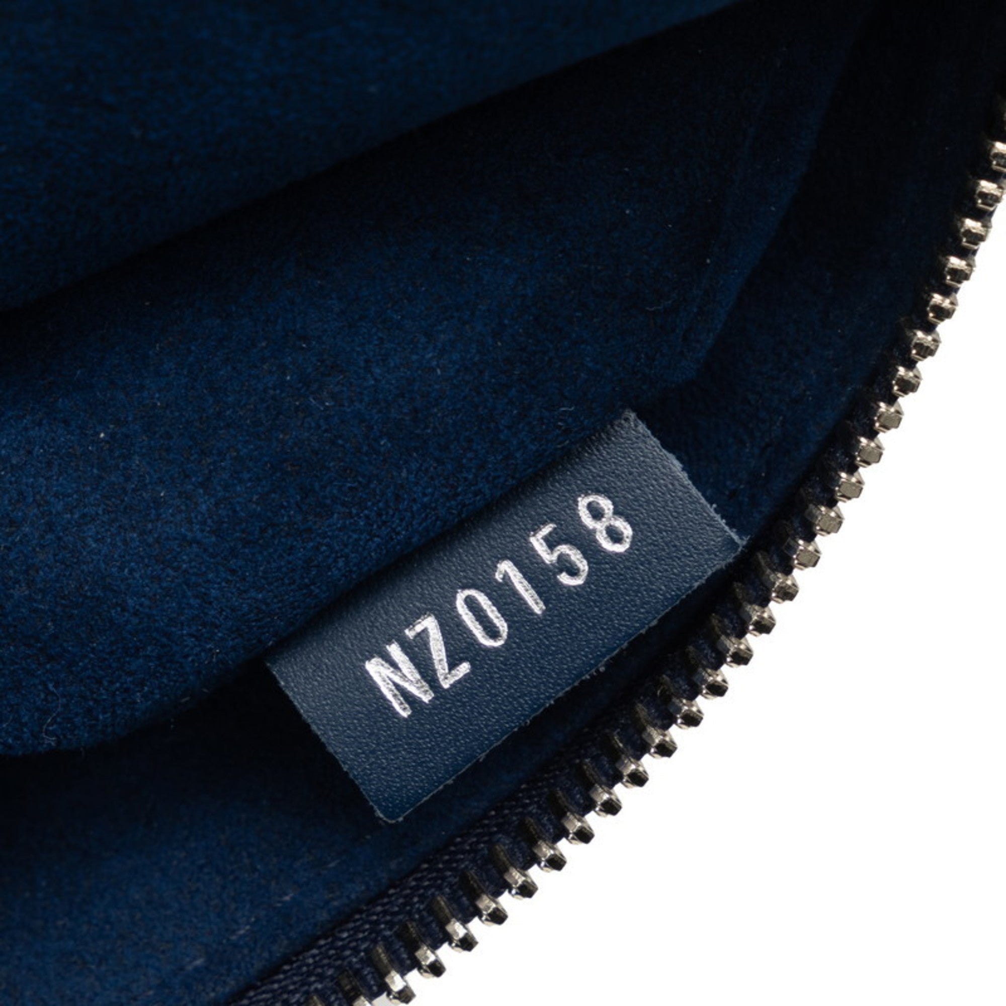 Louis Vuitton Epi Azur Blue Leather Pouch Sling Bag