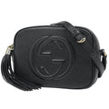Gucci Black Leather Shoulder Bag (Pre-Owned)