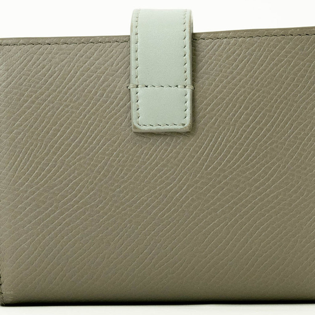 Celine Beige Brown Leather Wallet (Bi-Fold)