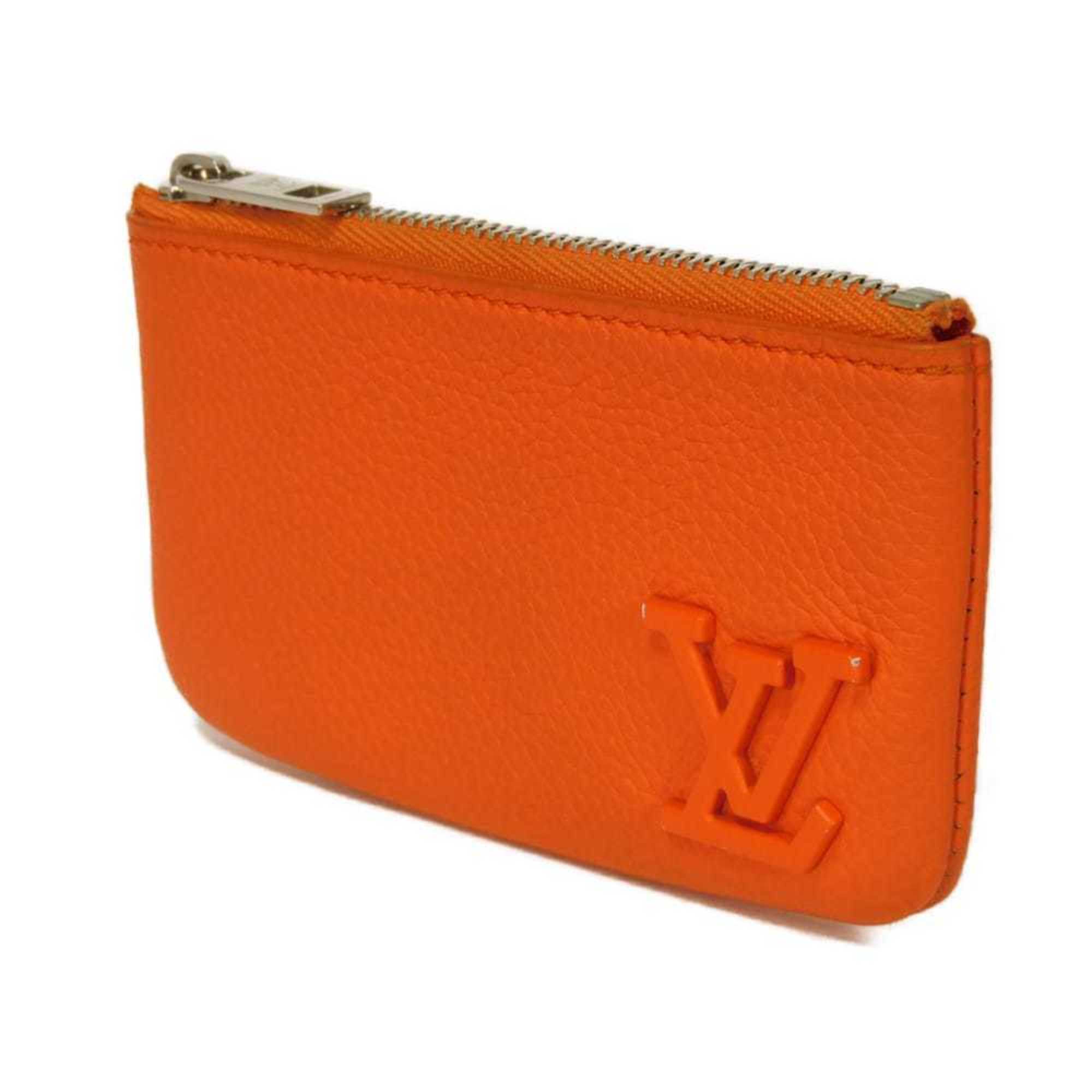 Louis Vuitton Orange Coin Purse/Coin Case