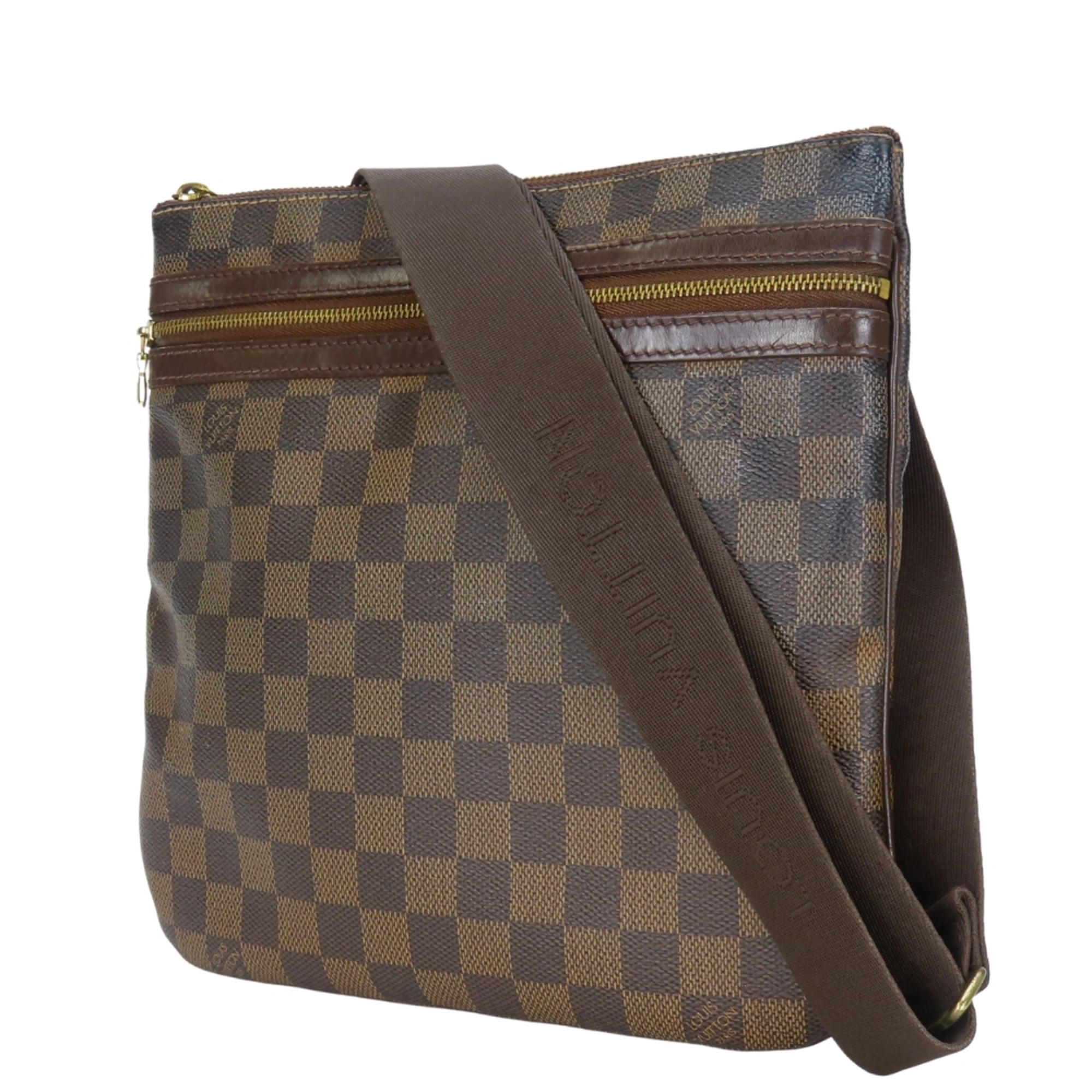 Louis Vuitton Brown Damier Canvas Ebene Damier Canvas Pochette Shoulder Bag
