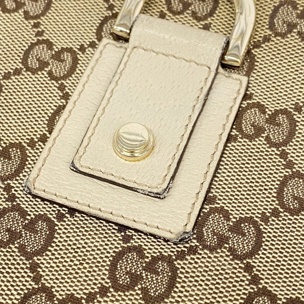 Gucci Brown Canvas Shoulder Bag (Pre-Owned)