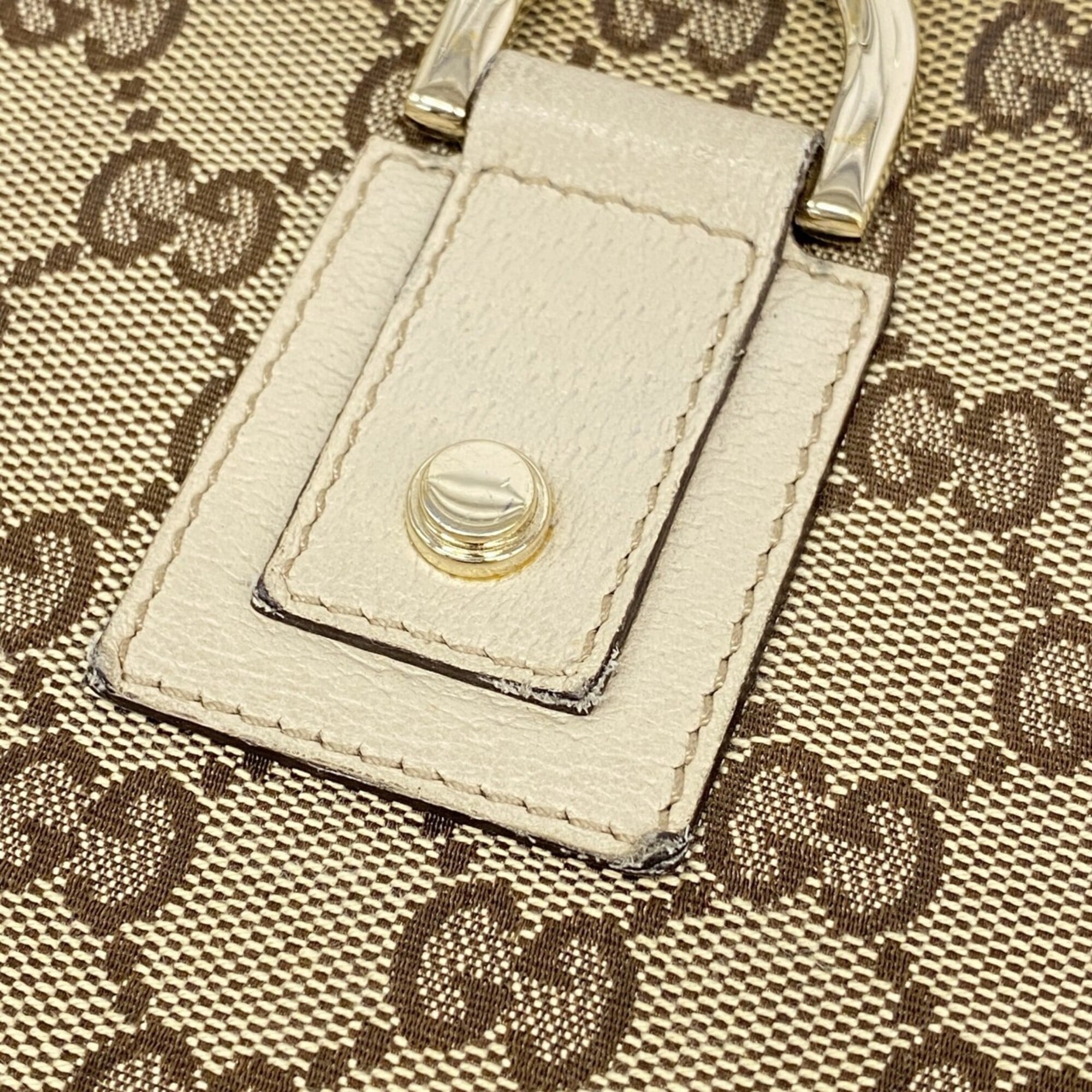 Gucci Brown Canvas Shoulder Bag (Pre-Owned)