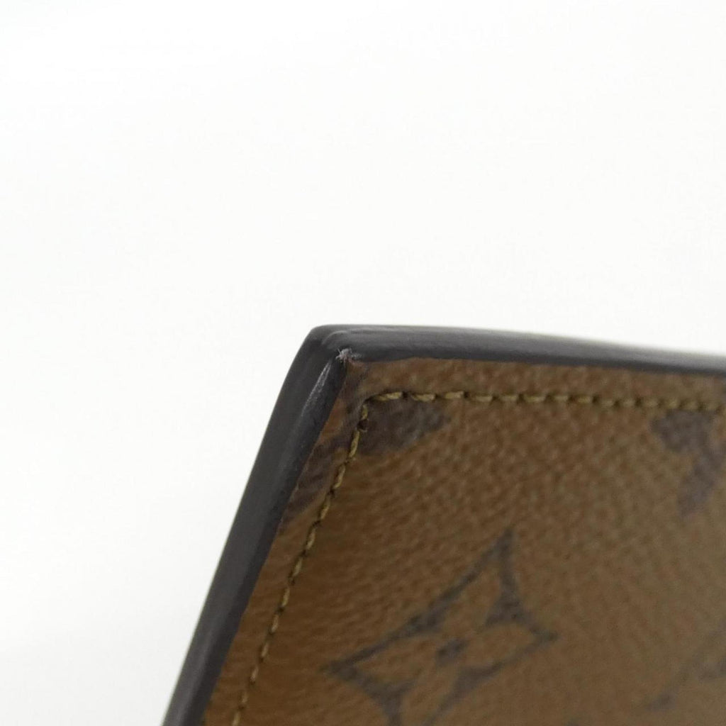 Louis Vuitton Marron Coated Canvas Long Wallet