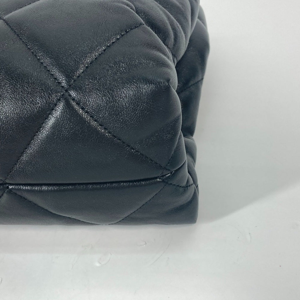 Chanel Black Leather Shoulder Bag