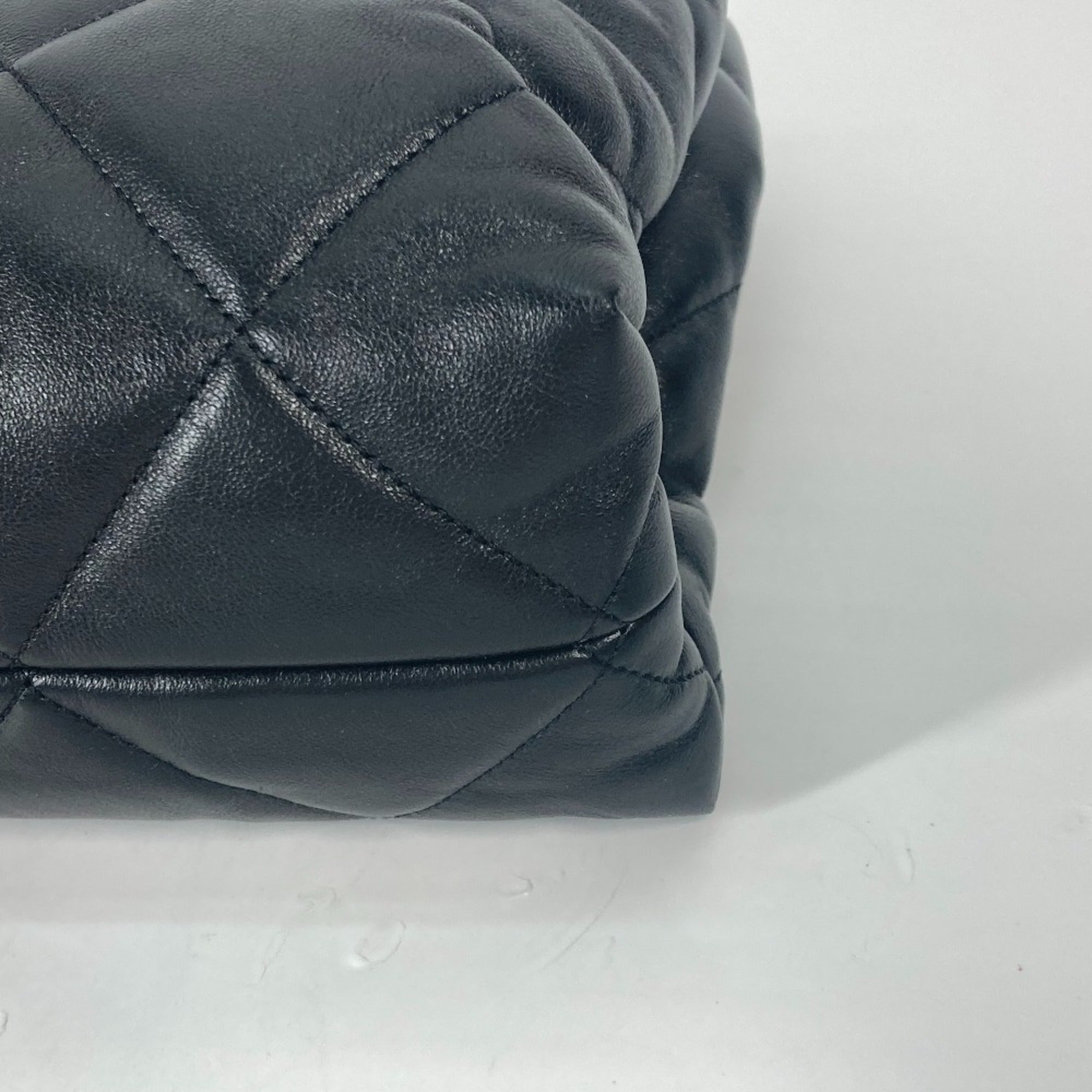 Chanel Black Leather Shoulder Bag