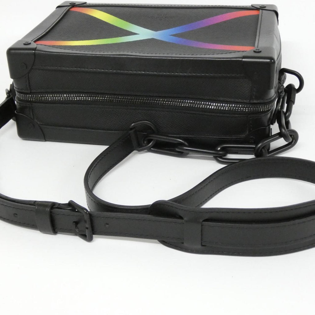 Louis Vuitton Black Leather Shoulder Bag
