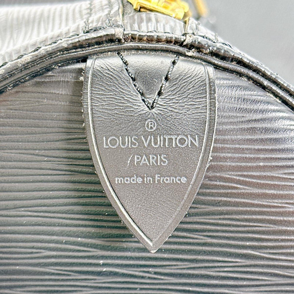 Louis Vuitton Black Epi Leather Boston Bag