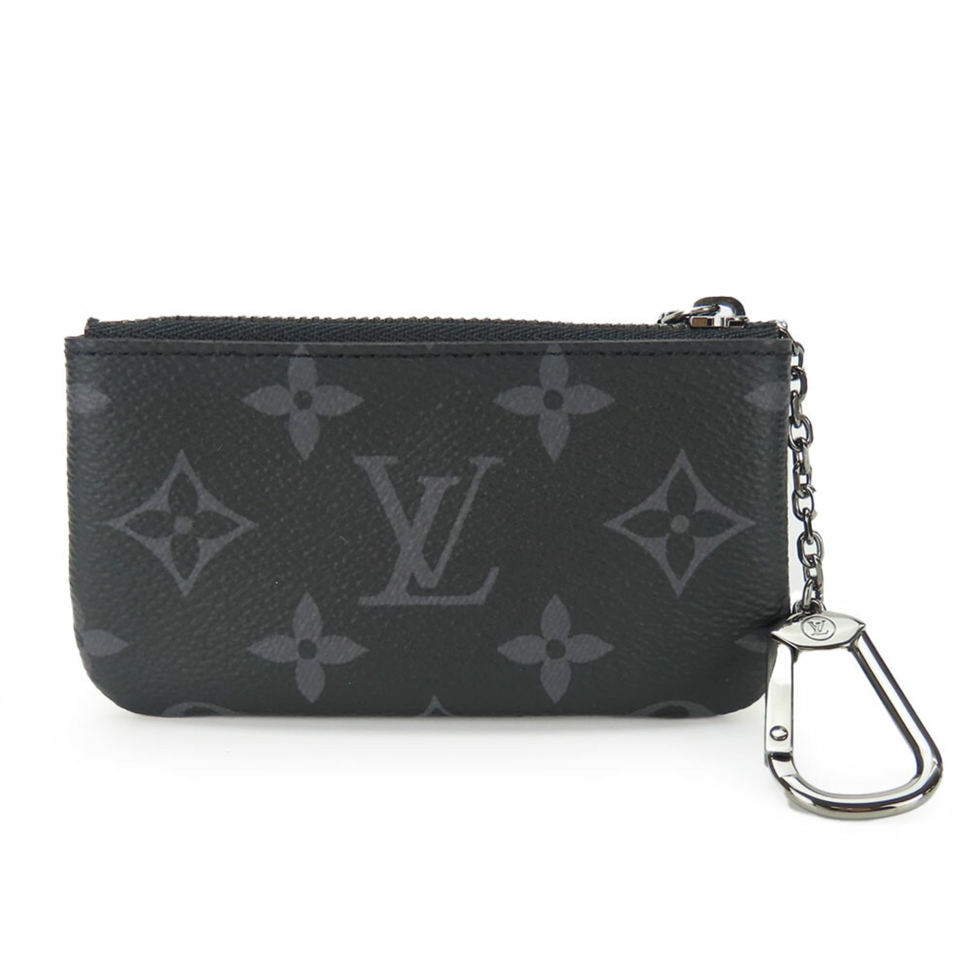 Louis Vuitton Monogram Eclipse Black Gray Monogram Eclipse Coin Purse/Coin Case