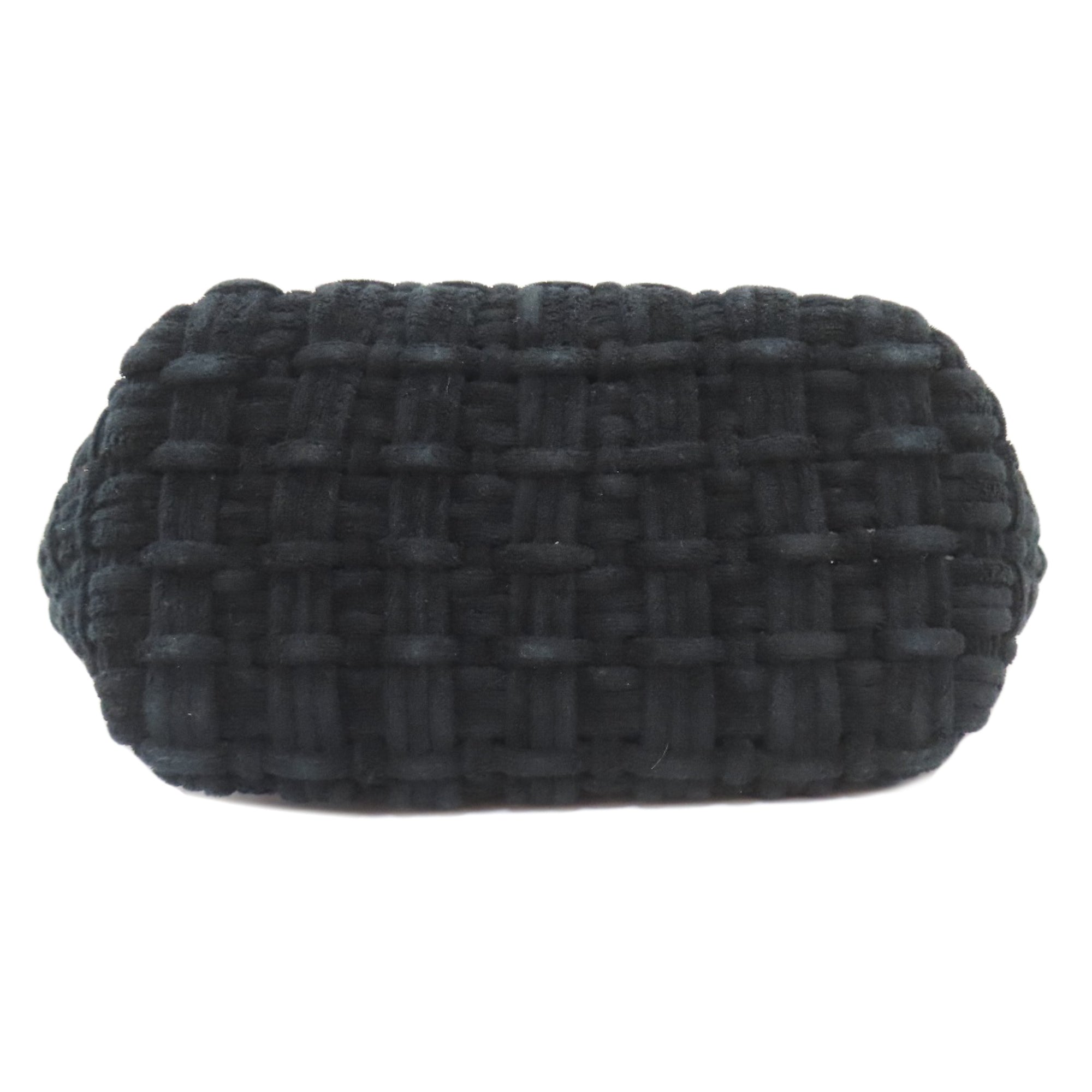 Balenciaga Black Pile Fabric Hand