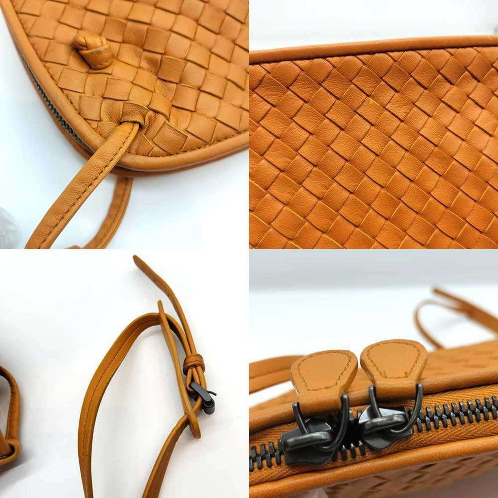 Bottega Veneta Intrecciato Brown Leather Shoulder Bag