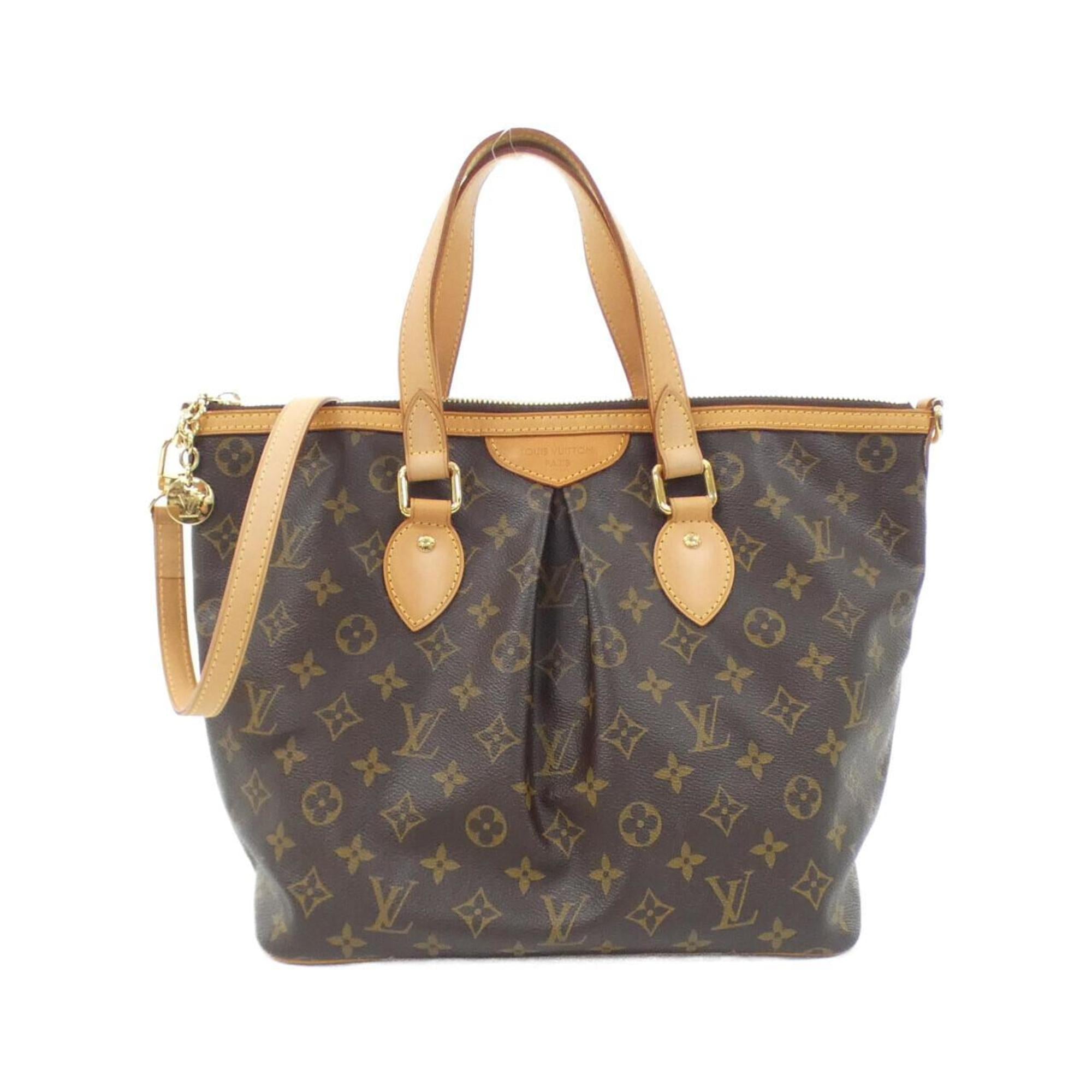Louis Vuitton Marron Coated Canvas Handbag