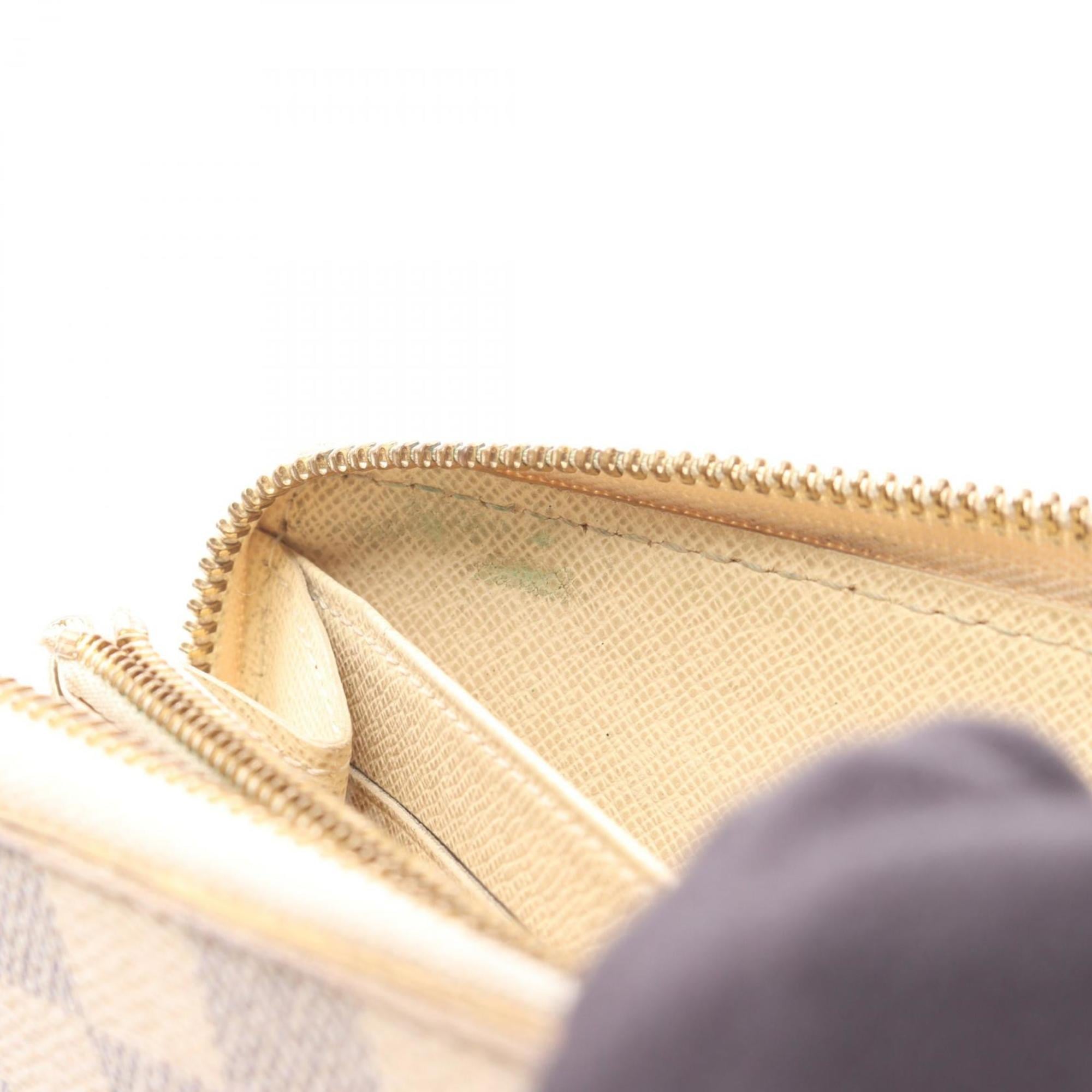 Louis Vuitton White Canvas Pvc Long Wallet
