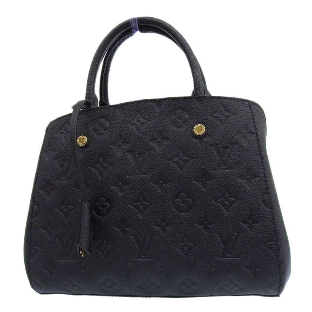 Louis Vuitton Monogram Empreinte Black Noir Leather Handbag