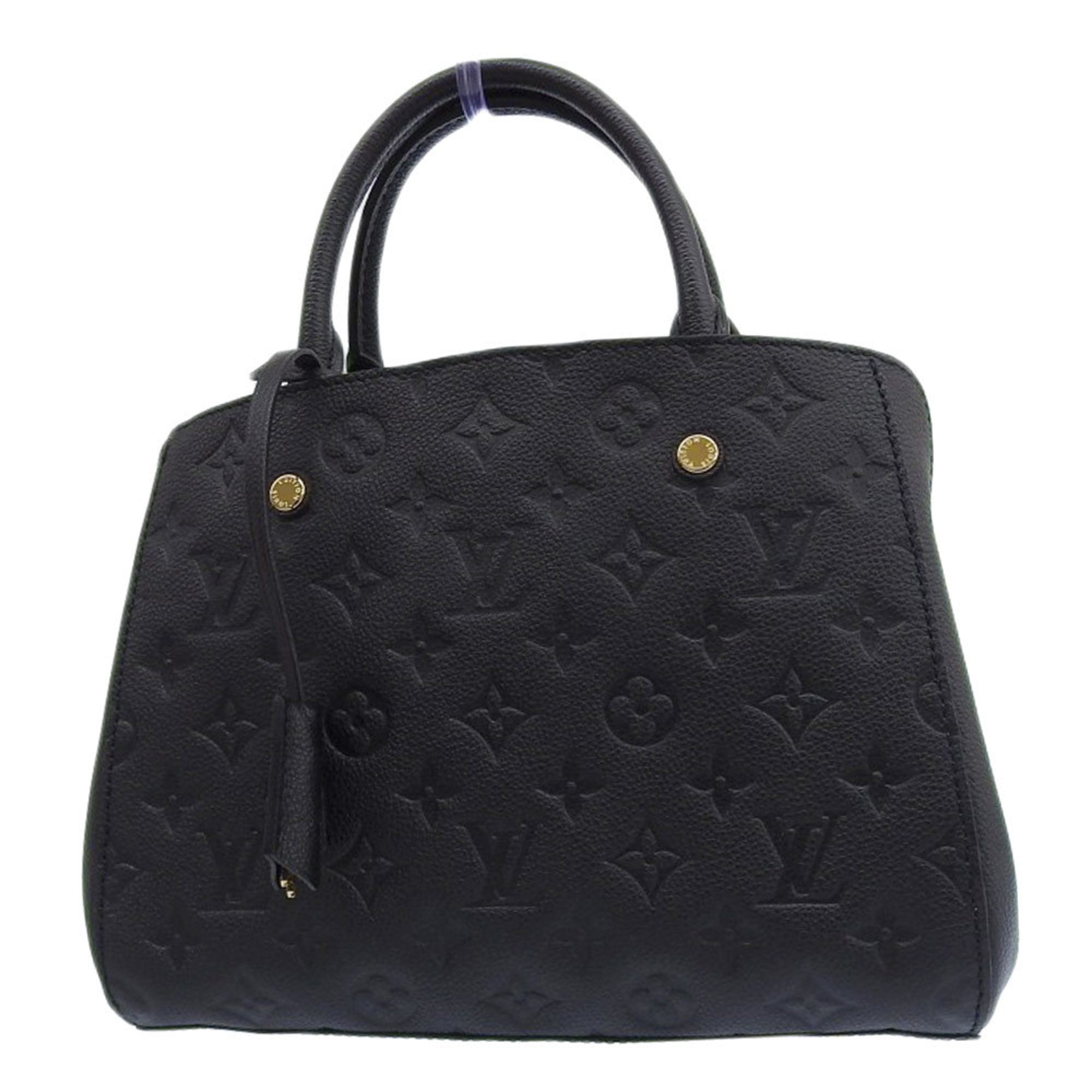 Louis Vuitton Monogram Empreinte Black Noir Leather Handbag