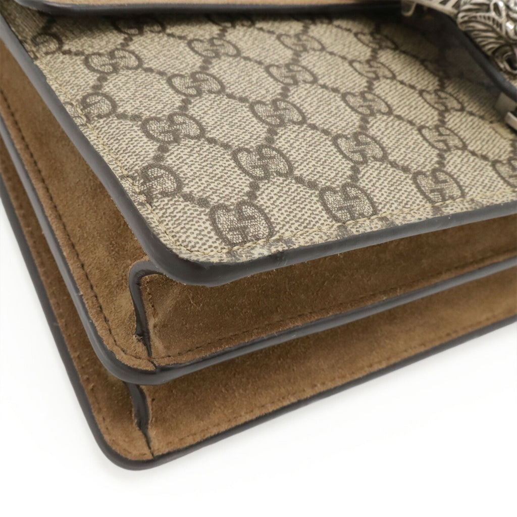 Gucci Beige Gg Supreme Shoulder Bag (Pre-Owned)